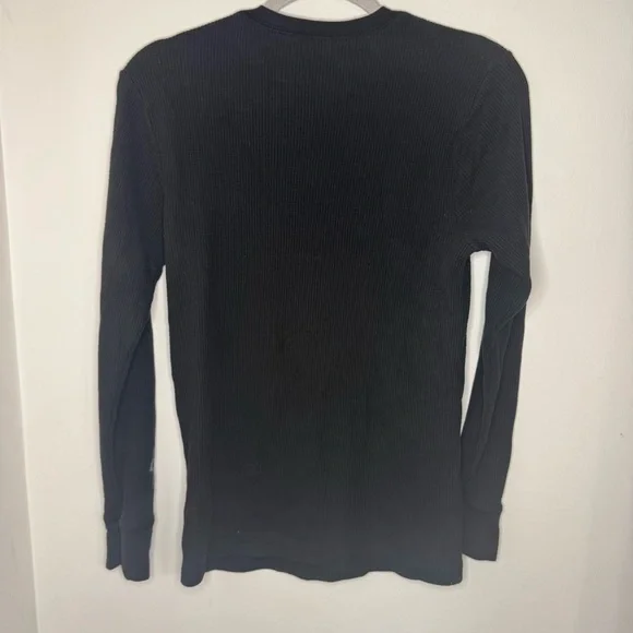 Fox Black Long Sleeve Tee with Gray Print - Picture 5 of 7